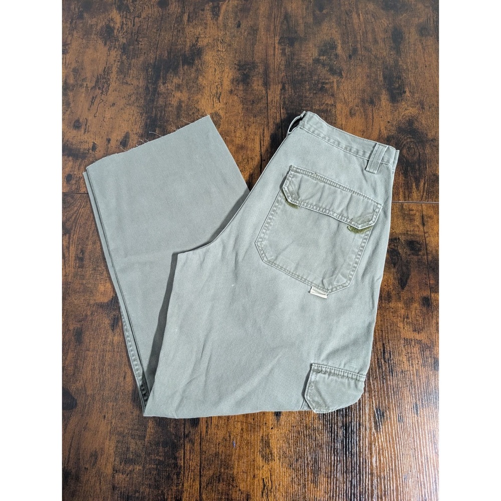 Vintage Y2K Levi's Silver Tab Olive Green Pants Tag 31x32 Measure 31x29 Skater
